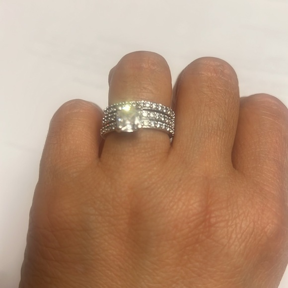 Sterling silver 925 2 carat trilogy - Picture 8 of 8